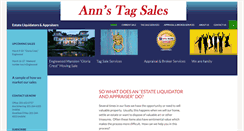 Desktop Screenshot of annstagsales.com