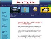 Tablet Screenshot of annstagsales.com